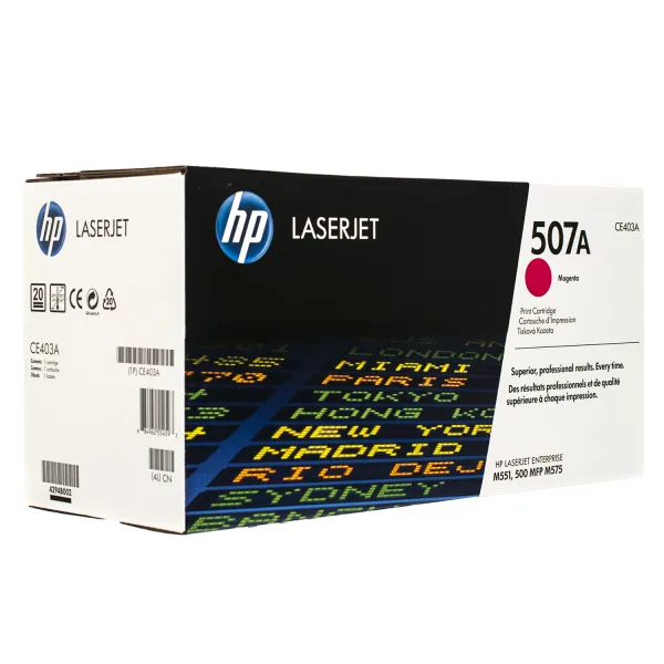 Картридж 507A пурпурный HP (CE403A)