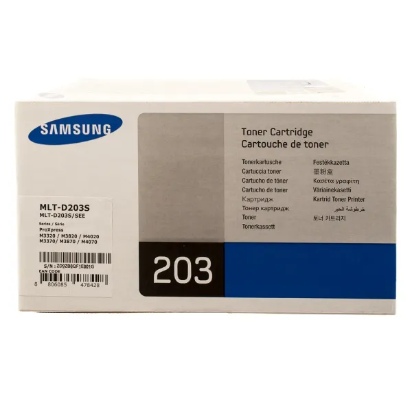 Картридж MLT-D203S Samsung (SU909A) - Фото 2