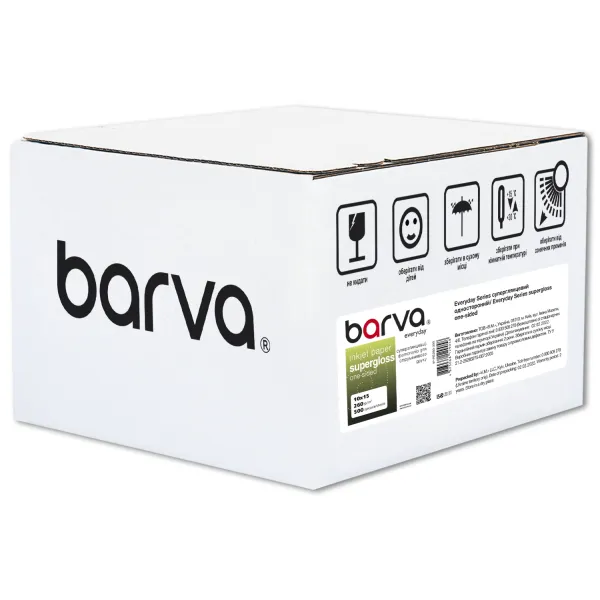 Фотобумага суперглянец 260 г/м2, 10x15 см, 500 л Everyday Barva (IP-RE260-390)