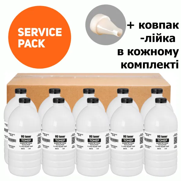 Тонер Brother HL-L2240 Service Pack, флакон 10x1 кг HG toner (TSM-HG390-10SP)