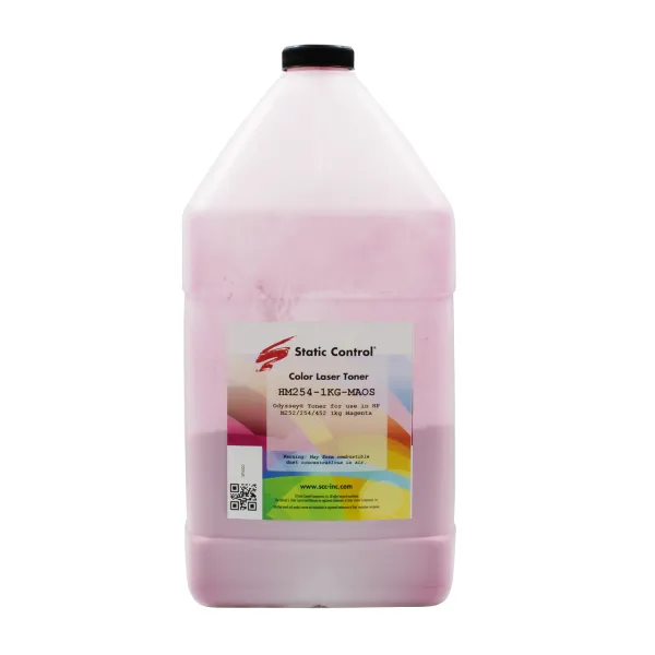 Тонер HP Color LaserJet Pro M252/M254/M452 пурпурный, флакон 1 кг SCC (HM254-1KG-MAOS)