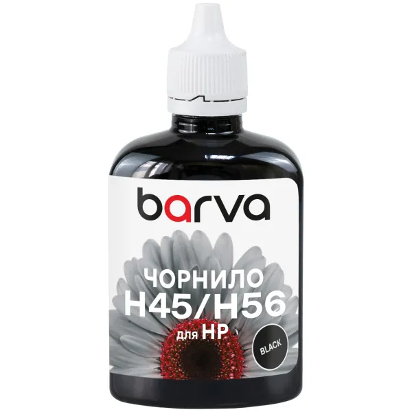 Чернила для HP 21/45/56 специальные 90 г, пигментные, черные Barva (H56-352)
