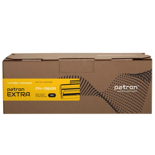 Картридж сумісний HP 136A (W1360A) Extra Patron (PN-136AR)