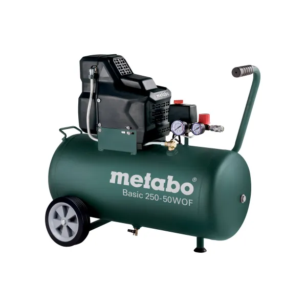 Компрессор воздушный Basic 250-50 W OF, 1500Вт, 50л, 120л/мин, 8бар Metabo (601535000)