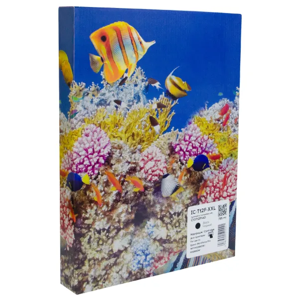 Картридж сумісний Epson T12F XXL (C13T12F140) 40K арк, чорний Barva (IC-T12F-XXL)