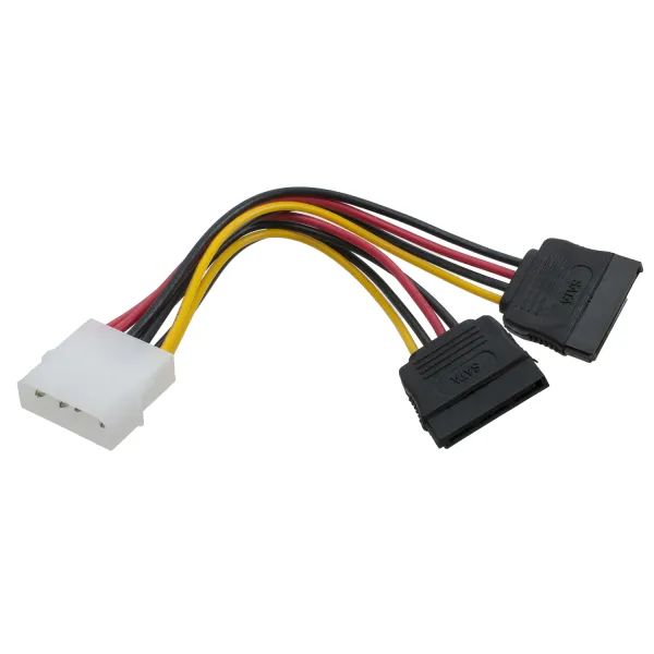 Кабель питания Molex - 2*SATA 0,15 м Patron (PN-2SATA-POW)