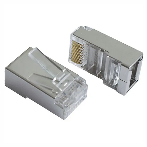 Коннектор FTP Cat.5e RJ 45/8P8C 40 шт, экранированный Patron (RJ-45-8P8C-40-Э) - Фото 2
