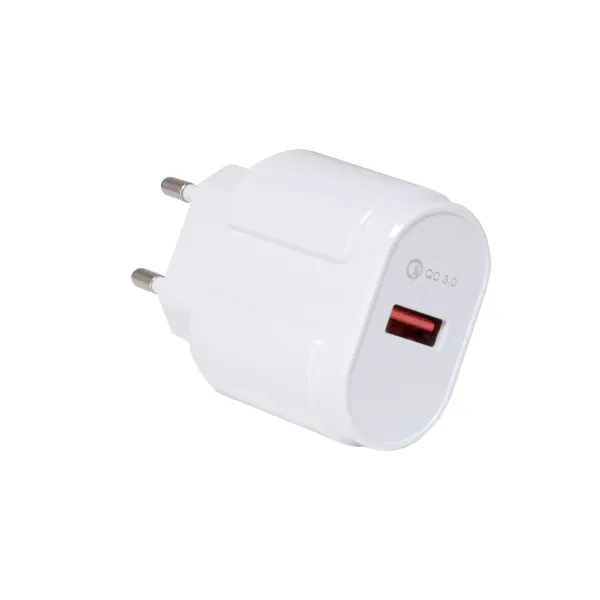 Устройство зарядное сетевое Quick charge 3.0 1xUSB 2.4 А, белое Patron ( PN-QC3-220V-W) - Фото 2