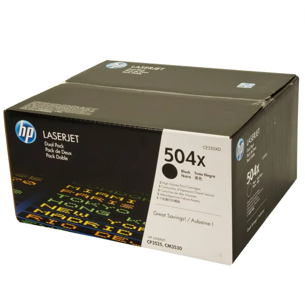 Картридж 504X черный HP (CE250XD) - Фото 2