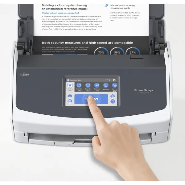 Документ-сканер  ScanSnap iX1600 A4  Fujitsu (PA03770-B401) - Фото 4