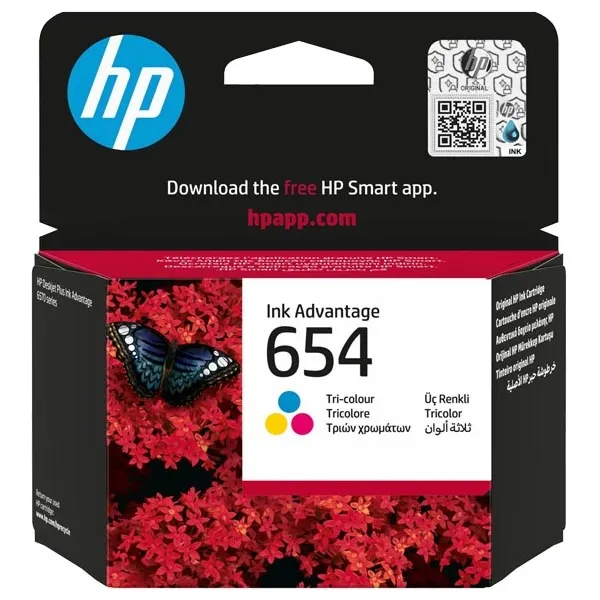 Картридж No.654 цветной HP (7FP38UE)