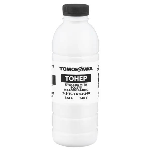 Тонер Kyocera Mita Ecosys MA4000/PA4000 флакон, 340 г Tomoegawa (TSM-CK-03-340)