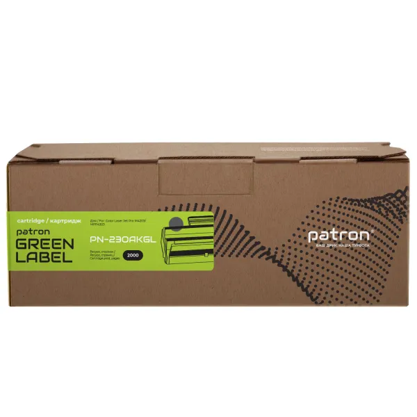 Картридж сумісний HP 230A (W2300A), Green Label, чорний Patron (PN-230AKGL)