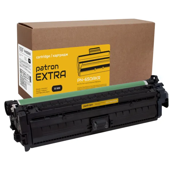 Картридж совместимый HP 650A (CE270A) черный Extra Patron (PN-650AKR)