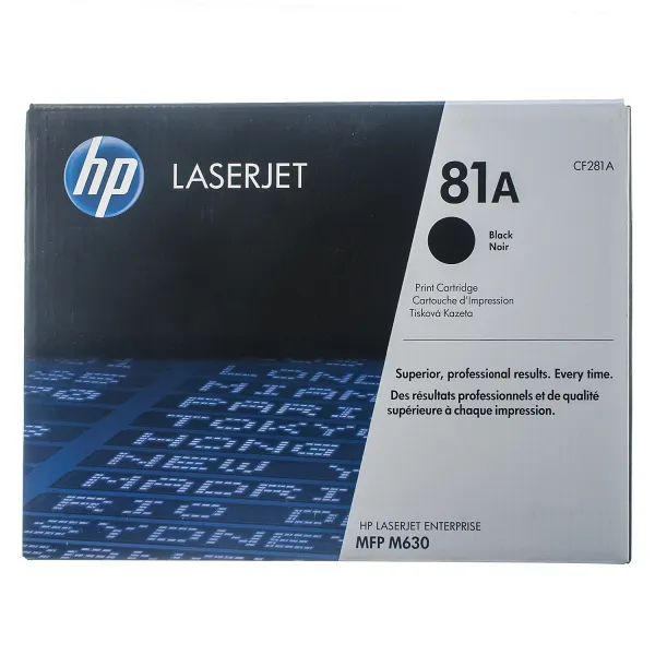 Картридж 81A черный HP (CF281A) - Фото 5