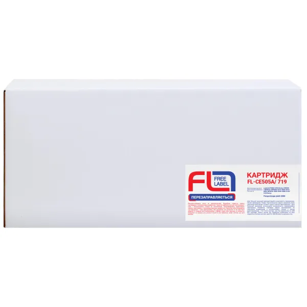 Картридж совместимый HP 05A (CE505A)/Canon 719 Free Label (FL-CE505A/719) - Фото 3