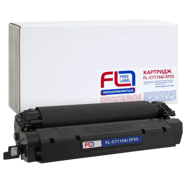 Картридж совместимый HP 15A (C7115A)/Canon EP-25 Free Label (FL-C7115A/EP25)
