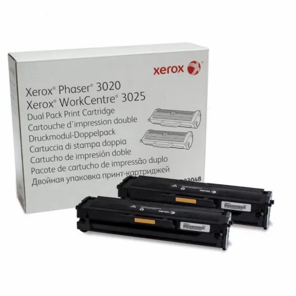 Тонер-картридж PH3020/WC3025 Dual Pack Xerox (106R03048)