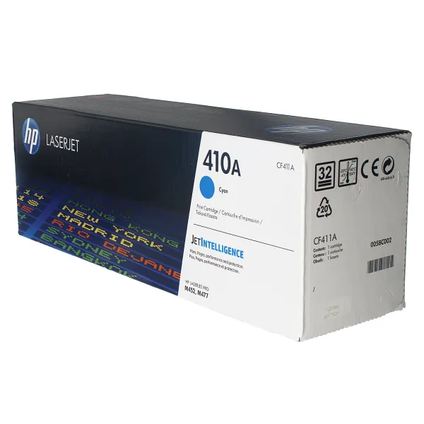 Картридж 410A голубой HP (CF411A)